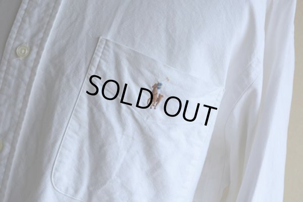 画像7: RalphLauren オックスフォードBDシャツ　 ポケット付き　 表記L 