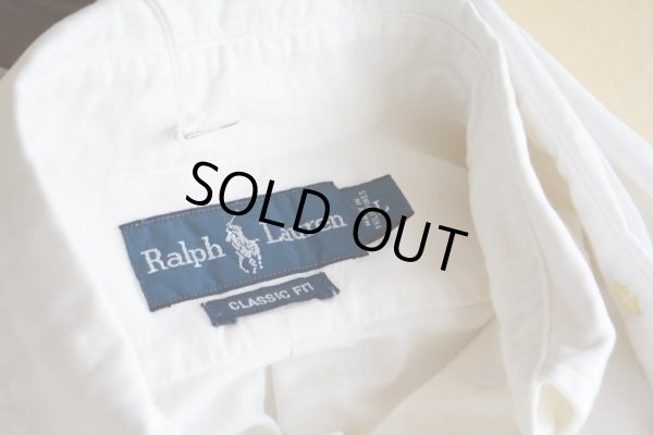 画像13: RalphLauren オックスフォードBDシャツ　 ポケット付き　 表記L 