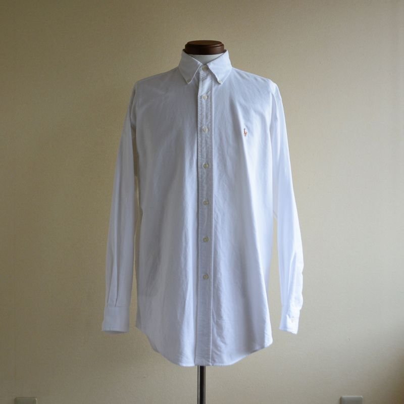 RalphLauren オックスフォードBDシャツ 表記15 1/2-33 - 古着屋HamburgCafe