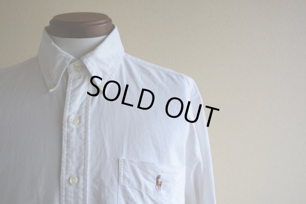 画像6: RalphLauren オックスフォードBDシャツ　 ポケット付き　 表記L 