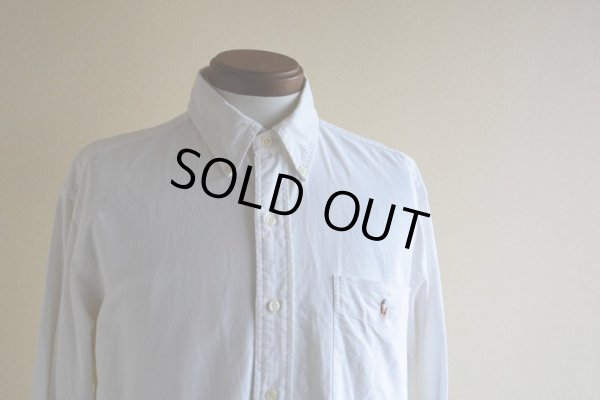 画像5: RalphLauren オックスフォードBDシャツ　 ポケット付き　 表記L 