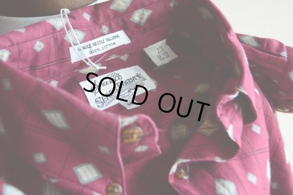 画像12: 1990s SEARS ROEBUCK 総柄BDシャツ　 表記M 