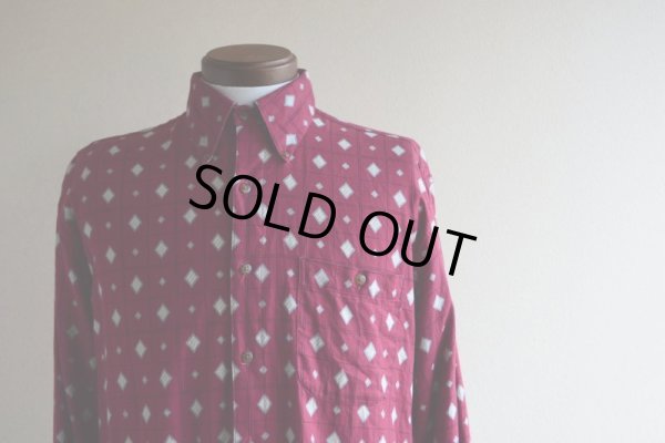 画像6: 1990s SEARS ROEBUCK 総柄BDシャツ　 表記M 