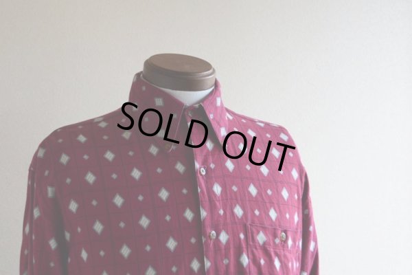 画像5: 1990s SEARS ROEBUCK 総柄BDシャツ　 表記M 