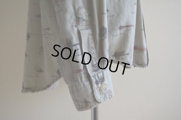 画像10: 1990s ORVIS フライ柄シャツ  表記M