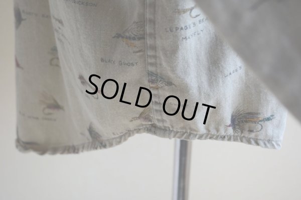 画像12: 1990s ORVIS フライ柄シャツ  表記M