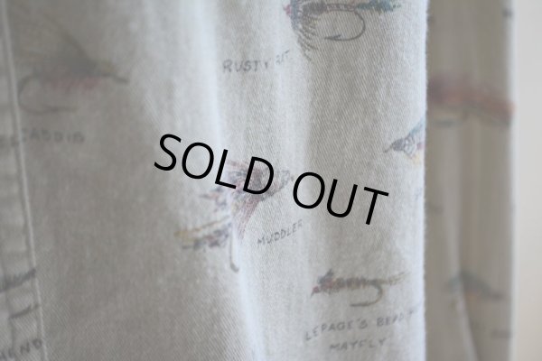 画像9: 1990s ORVIS フライ柄シャツ  表記M