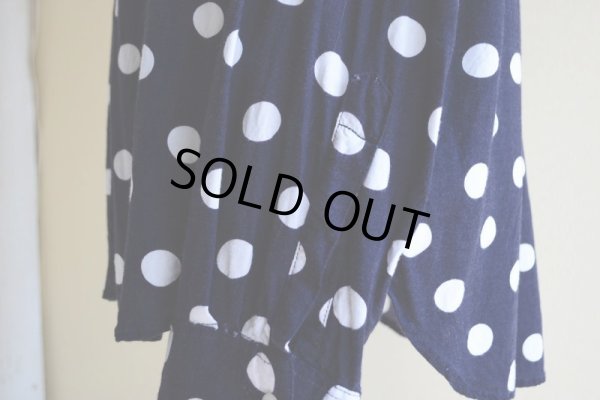 画像9: 1990s〜 ドット柄レーヨンシャツ　 実寸ML 