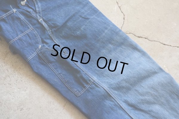 画像16: 1950s SANFORIZED デニムオーバーオール  実寸W37