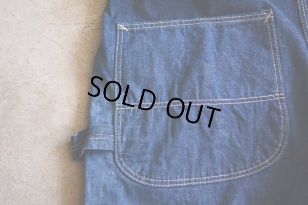画像15: 1950s SANFORIZED デニムオーバーオール  実寸W37