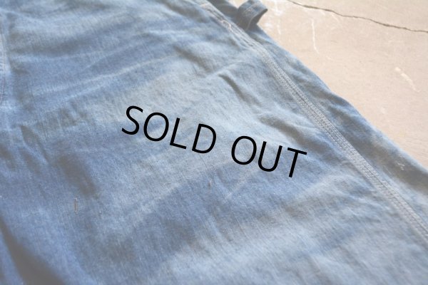 画像11: 1950s SANFORIZED デニムオーバーオール  実寸W37