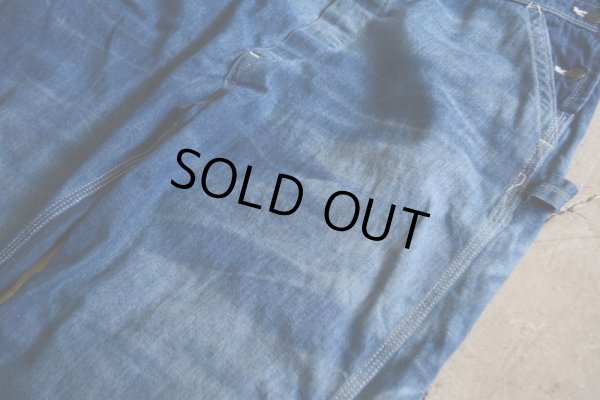 画像6: 1950s SANFORIZED デニムオーバーオール  実寸W37