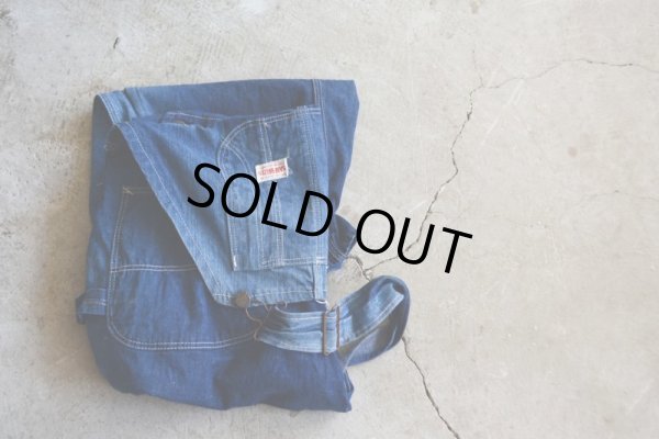 画像3: 1950s SANFORIZED デニムオーバーオール  実寸W37