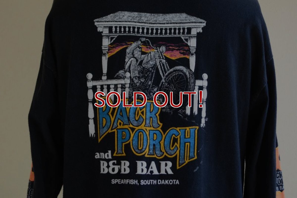 画像12: 1990s BACK PORCH AND B&B BAR L/S Tシャツ　 両袖・バックプリンあり　 表記M  (12)