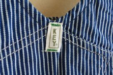 画像11: 1990s KEY Imperial ヒッコリーオーバーオール　 表記w38  (11)