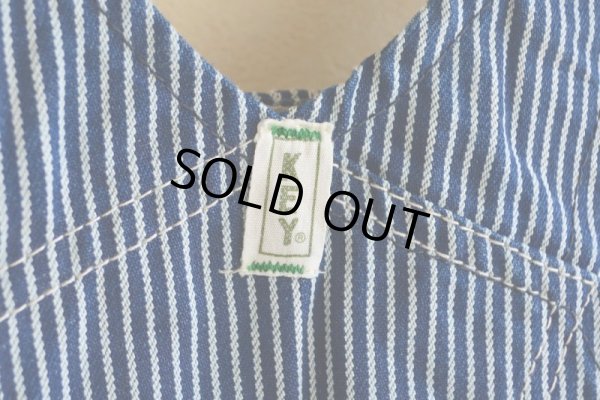 画像11: 1990s KEY Imperial ヒッコリーオーバーオール　 表記w38 