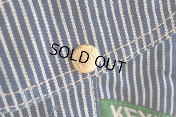 画像6: 1990s KEY Imperial ヒッコリーオーバーオール　 表記w38 