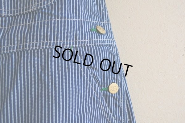 画像8: 1990s KEY Imperial ヒッコリーオーバーオール　 表記w38 