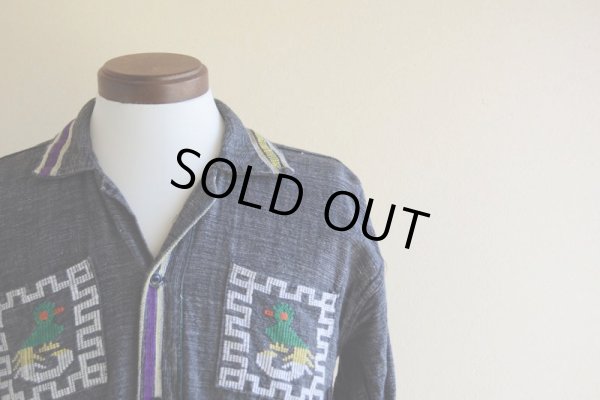 画像5: 1960s-70s グアテマラシャツ　 実寸M 