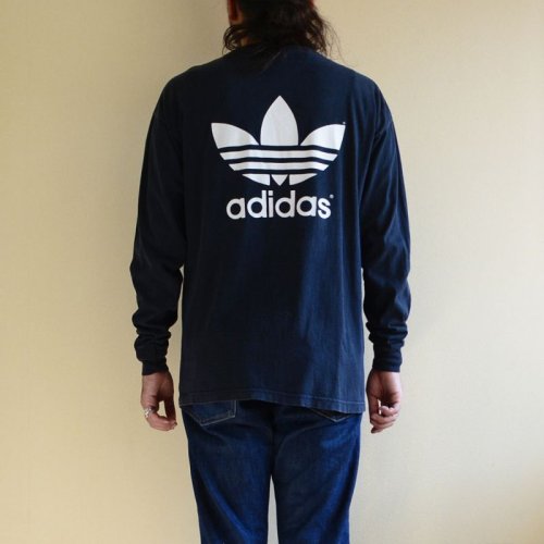 詳細画像3: 1990s adidas トレフォイル L/S Tシャツ　 両面プリント　 表記L 