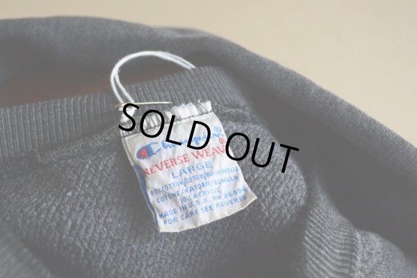 画像14: 1990s Champion リバースウィーブスウェット　 BLACK　 表記L 