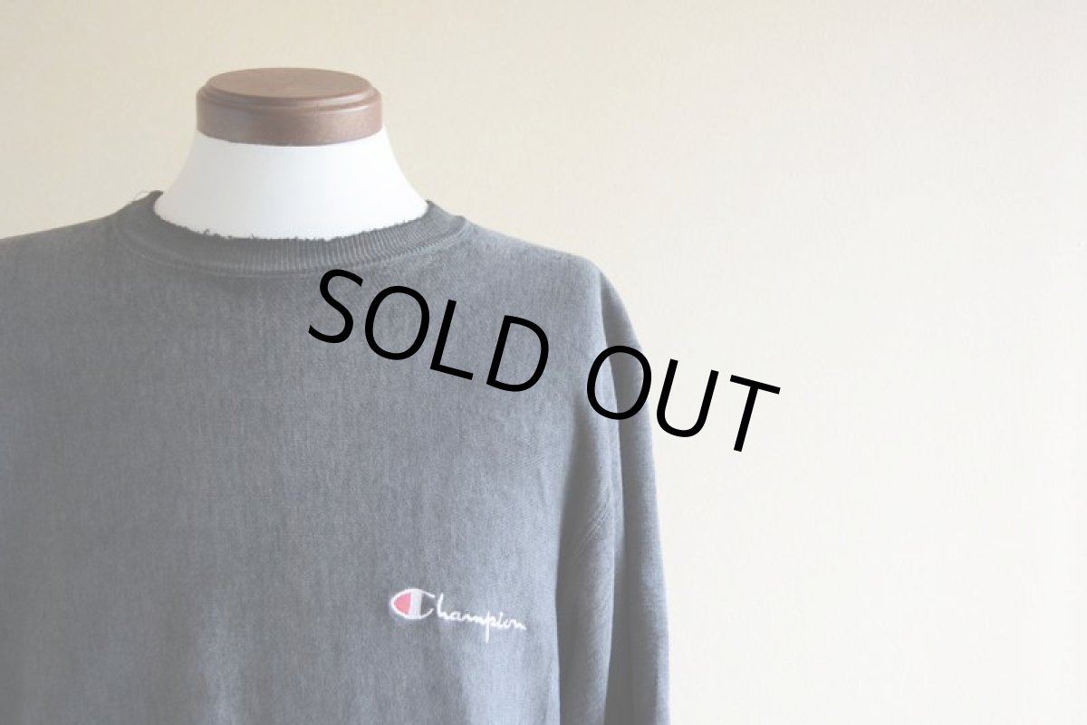 画像5: 1990s Champion リバースウィーブスウェット　 BLACK　 表記L  (5)