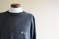 画像5: 1990s Champion リバースウィーブスウェット　 BLACK　 表記L  (5)