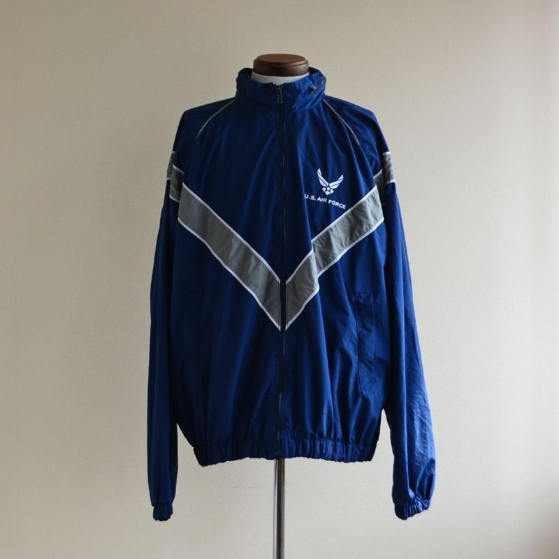 2000s US.AIR FORCE PTU ナイロントレーニングジャケット 表記LARGE
