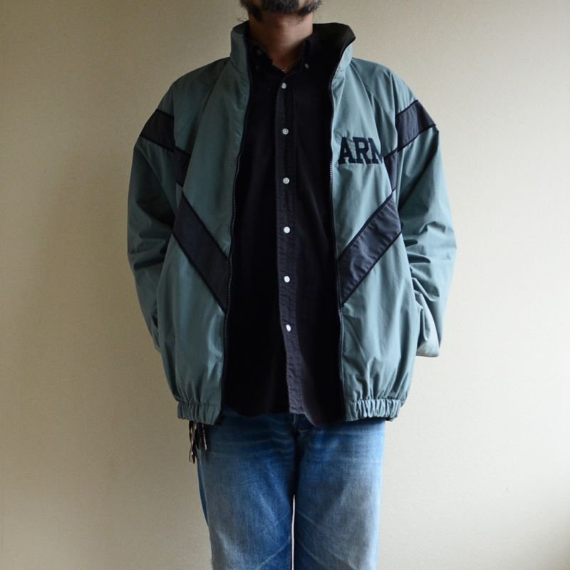 画像1: 1990s US.ARMY IPFU ナイロントレーニングジャケット 表記LARGE-REGULAR