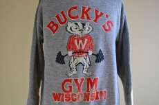画像7: 1980s WISCONSIN カレッジスウェット　 表記L  (7)