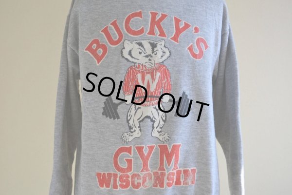 画像7: 1980s WISCONSIN カレッジスウェット　 表記L 