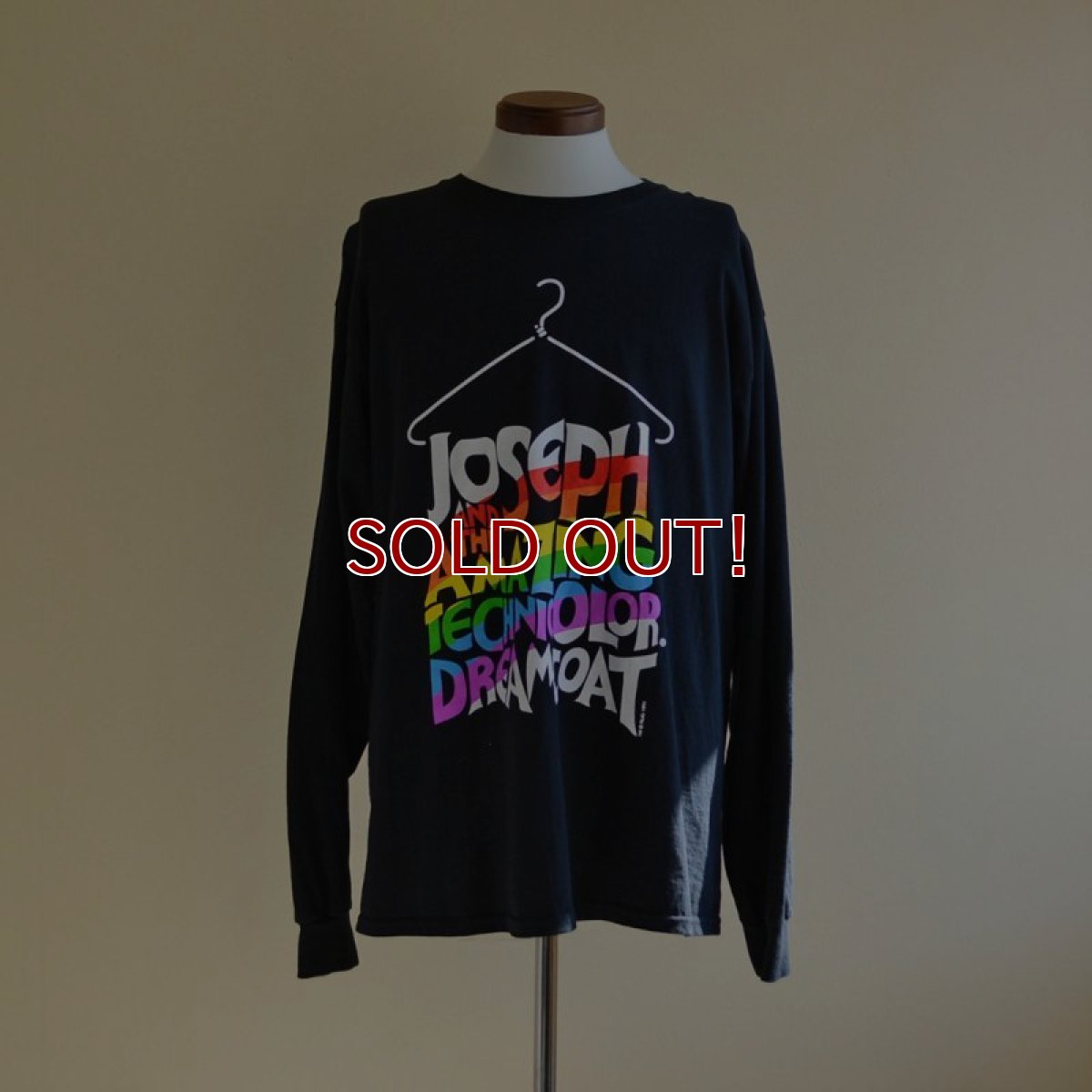 画像1: 1990s JOSEPH AND THE AMAZING TECHNICOLOR DREAMCOAT ミュージカル L/S Tシャツ　 表記L  (1)