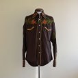 画像1: Rockmount 刺繍ウエスタンシャツ　<br>表記S<br> (1)