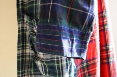 画像10: 1990s TOMMY HILFIGER フランネルガウン　 クレイジーパターン　 表記S/M  (10)