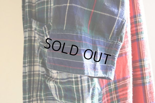 画像10: 1990s TOMMY HILFIGER フランネルガウン  クレイジーパターン  表記S/M