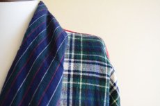 画像7: 1990s TOMMY HILFIGER フランネルガウン　 クレイジーパターン　 表記S/M  (7)