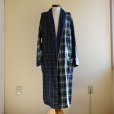 画像1: 1990s TOMMY HILFIGER フランネルガウン　<br>クレイジーパターン　<br>表記S/M<br> (1)