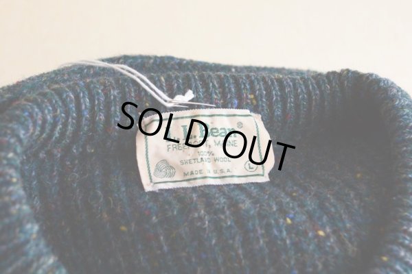 画像11: 1980s L.L.Bean ウールセーター　 100% SHETLAND WOOL　 表記L 