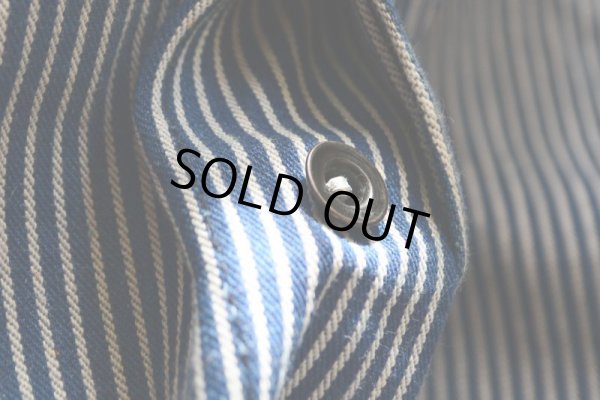 画像14: 1980s POINTER BRAND ヒッコリーオーバーオール　 ローバックスタイル　 実寸w38 