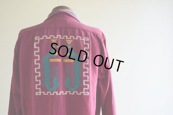 画像14: 1970s グアテマラシャツ　 実寸ML 