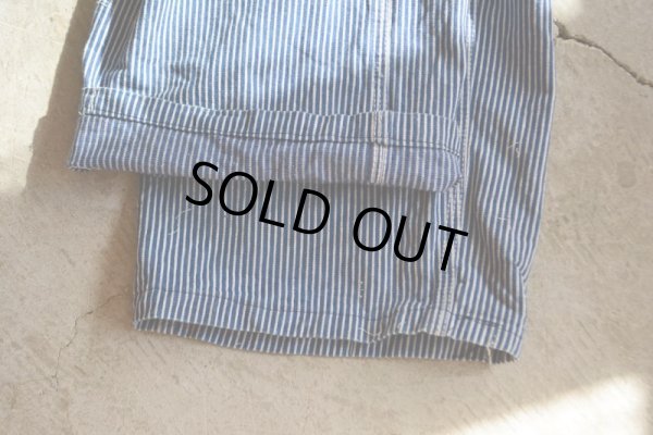 画像11: 1980s POINTER BRAND ヒッコリーオーバーオール　 ローバックスタイル　 実寸w38 