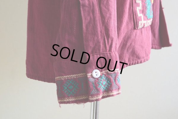 画像10: 1970s グアテマラシャツ　 実寸ML 