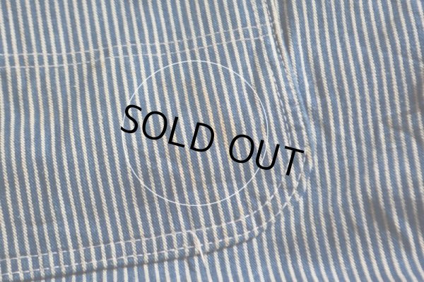 画像18: 1980s POINTER BRAND ヒッコリーオーバーオール　 ローバックスタイル　 実寸w38 