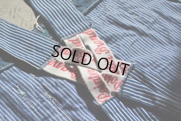 画像6: 1980s POINTER BRAND ヒッコリーオーバーオール　 ローバックスタイル　 実寸w38 