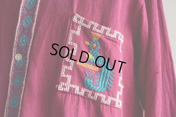 画像7: 1970s グアテマラシャツ　 実寸ML 