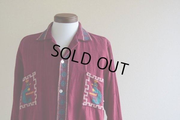 画像5: 1970s グアテマラシャツ　 実寸ML 