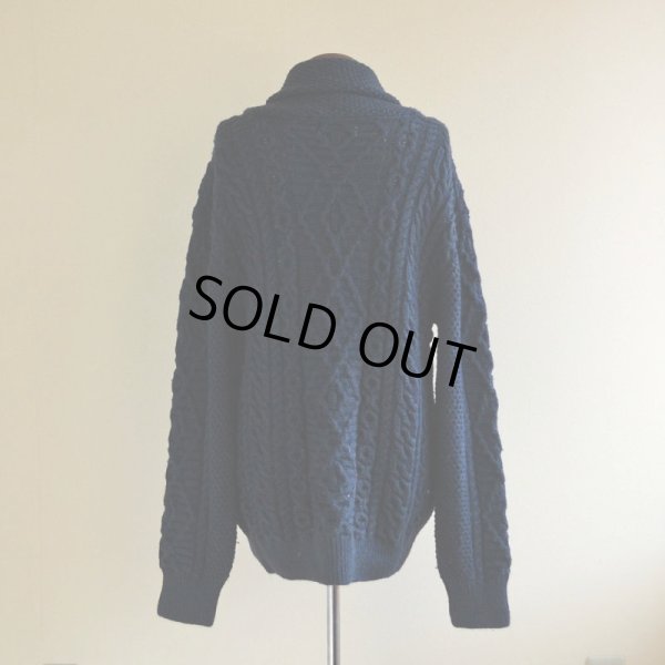 画像3: SHADES OF ARAN ショールカラーフィッシャーマンセーター　 MADE IN IRELAND　 表記L 