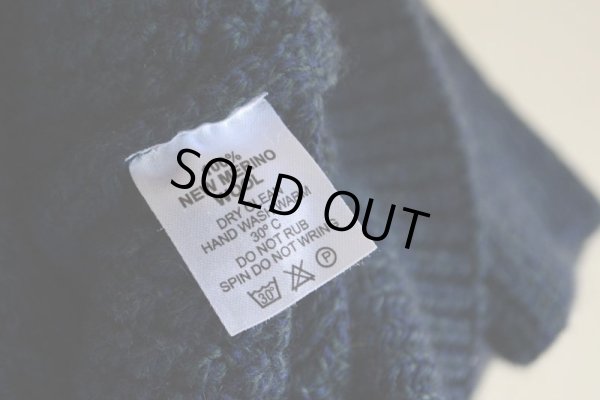 画像12: SHADES OF ARAN ショールカラーフィッシャーマンセーター　 MADE IN IRELAND　 表記L 