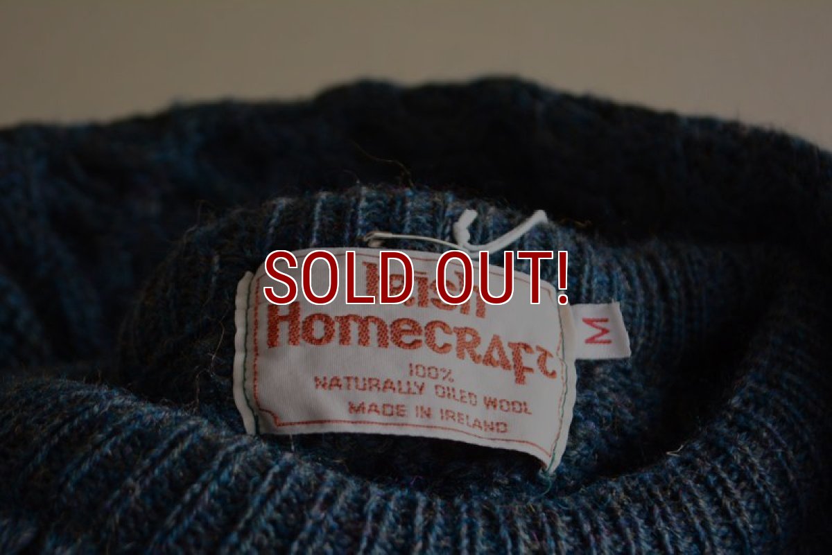 画像12: IRISH HOMECRAFT フィッシャーマンセーター　 MADE IN IRELAND　 表記M  (12)