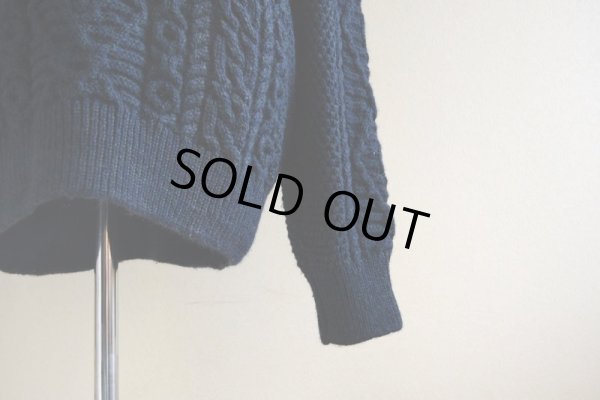 画像8: SHADES OF ARAN ショールカラーフィッシャーマンセーター　 MADE IN IRELAND　 表記L 